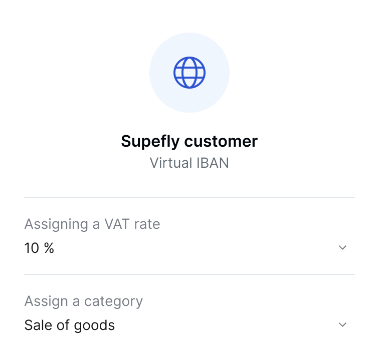 Define and apply specific VAT rates